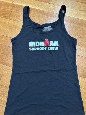 Iron Man Support Crew Black Tank Top Women’s XL